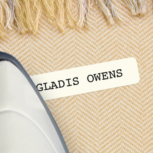 Iron On Labels for Care Home Clothing