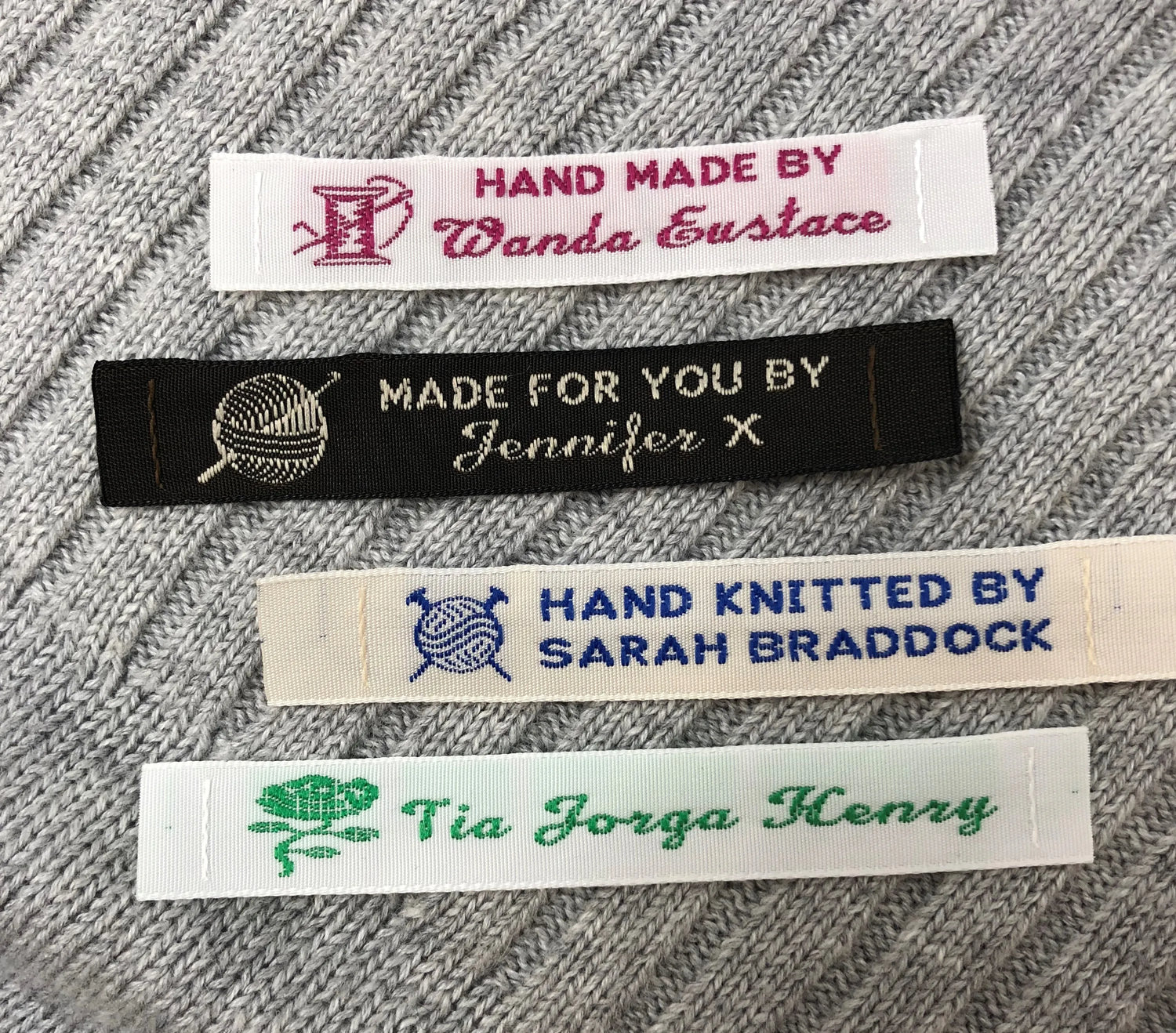 Narrow Woven Labels