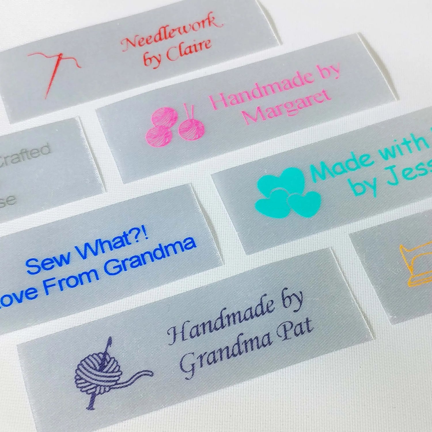 Customised Satin Sewing Labels