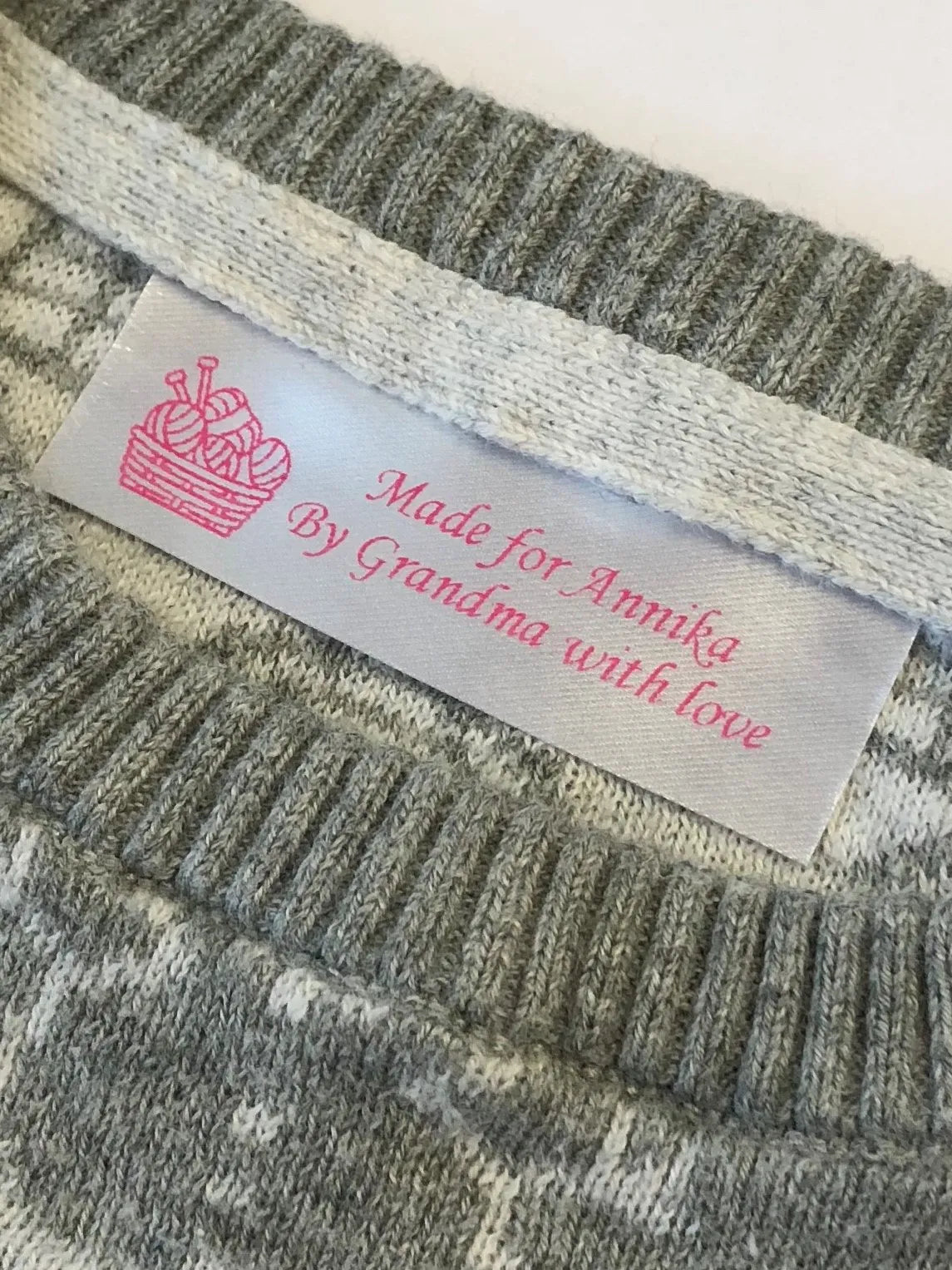 Customised Satin Sewing Labels