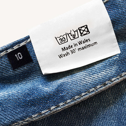 Custom Clothes Care Labels & Size Tags
