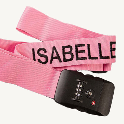 Personalised Luggage & Suitcase Straps