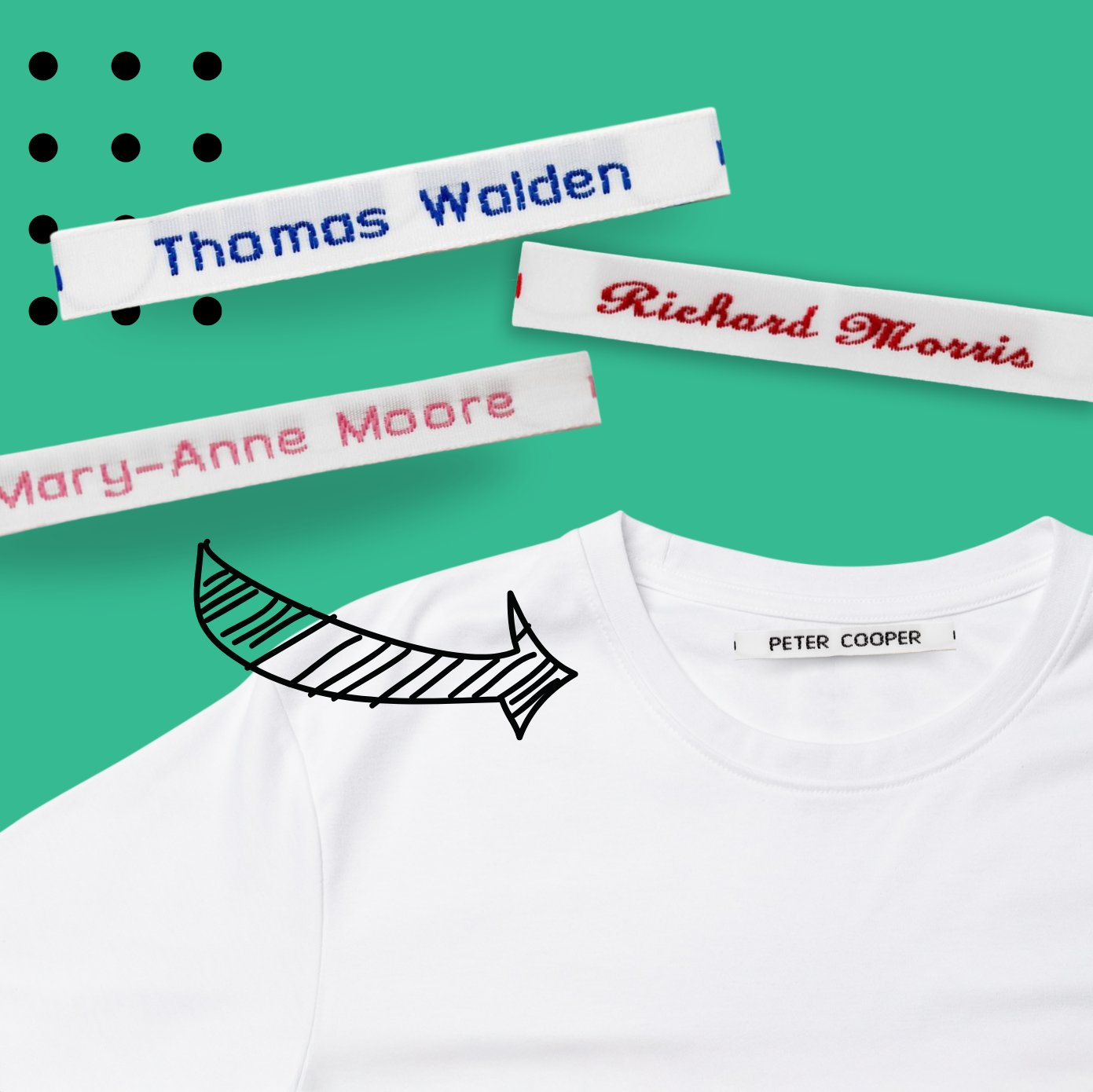 Kids' Name Labels for School Uniform