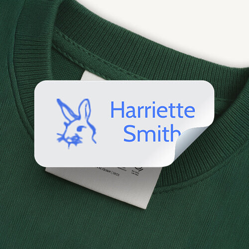 Sticky Clothing Name Labels