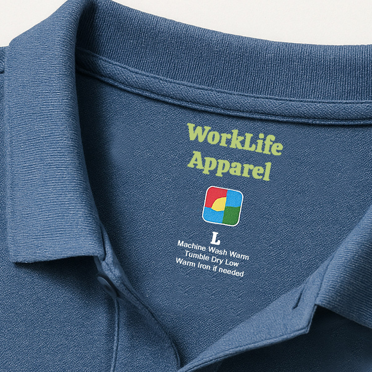 Custom Tagless Heat Transfer DTF Labels