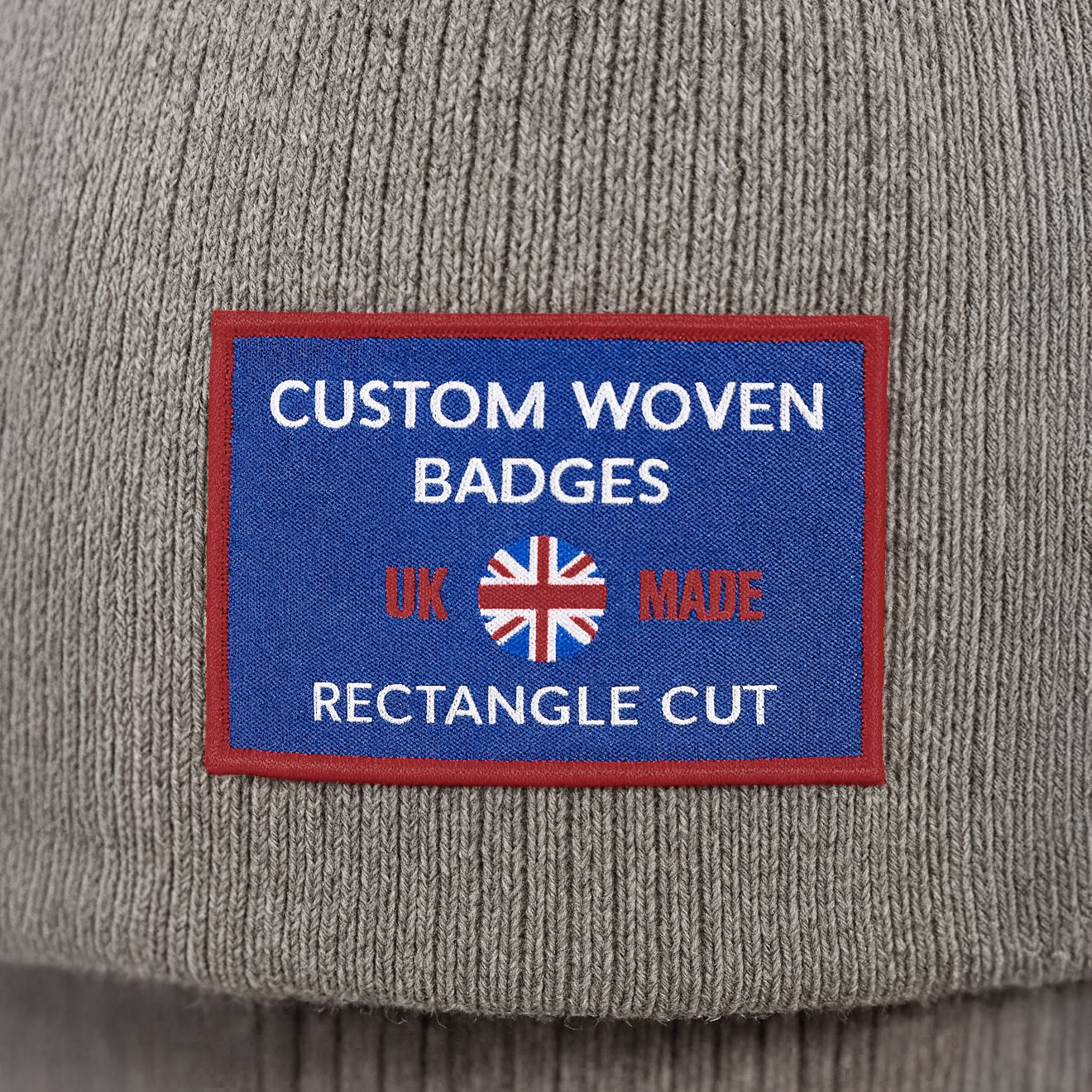 Rectangle Woven Badges