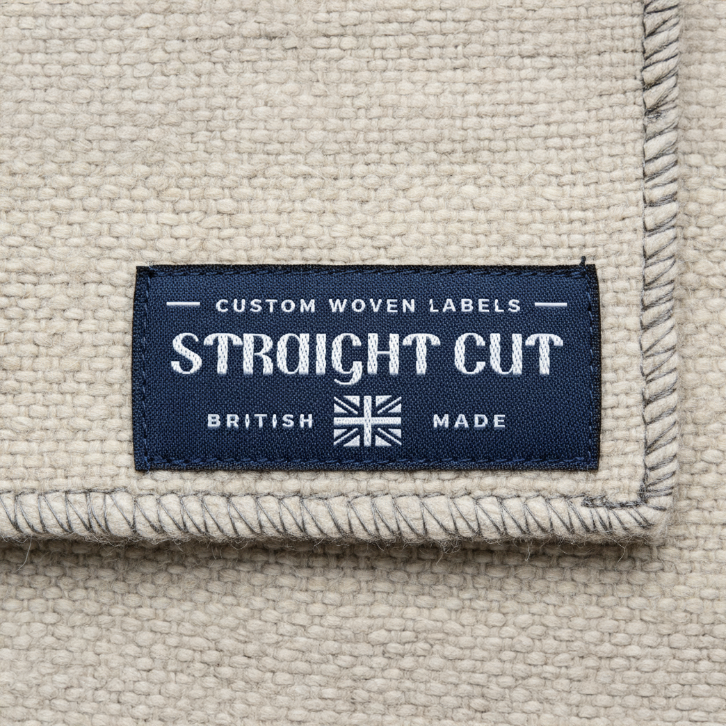 Straight Cut Woven Labels – Woven Labels UK