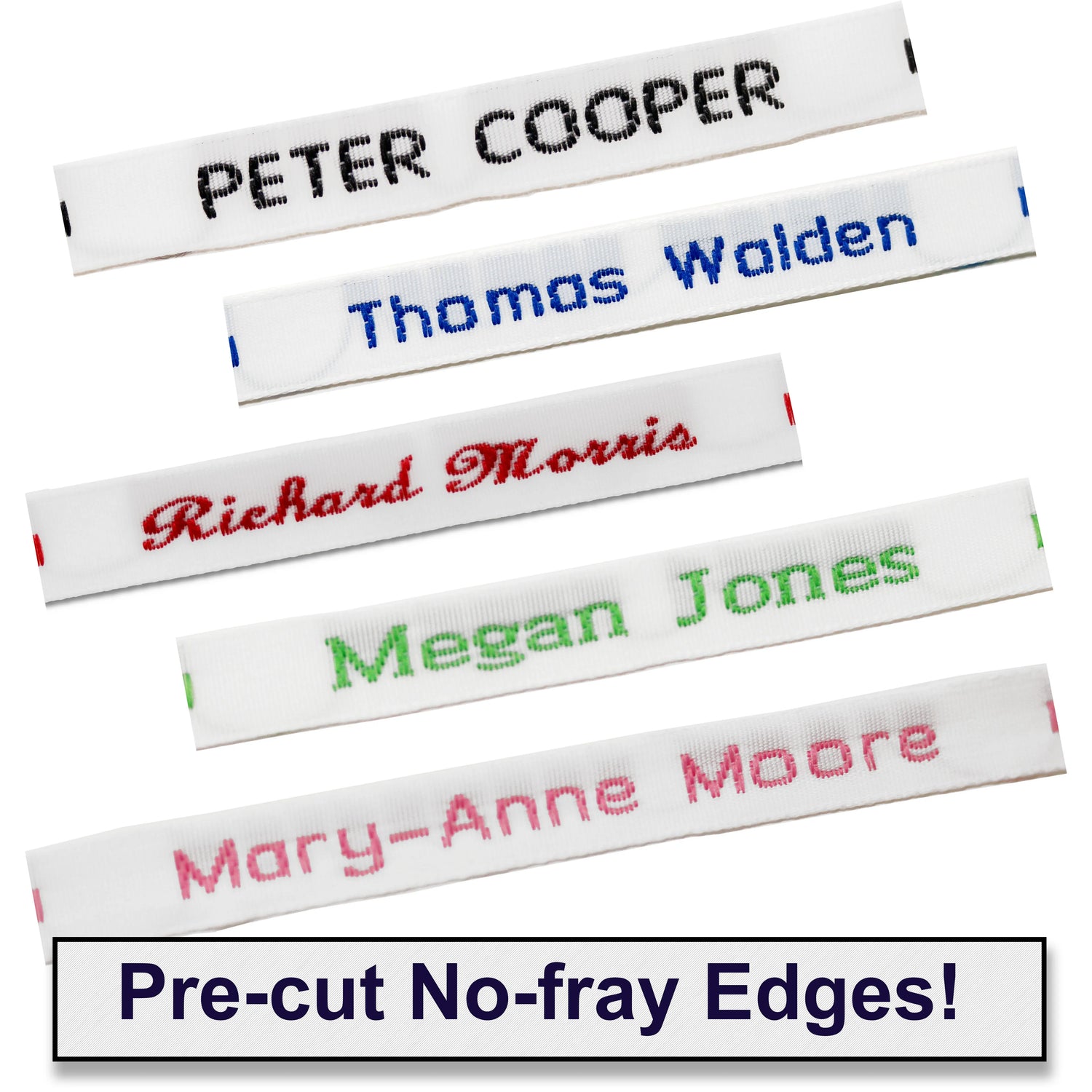 Pre-Cut Woven Name Labels