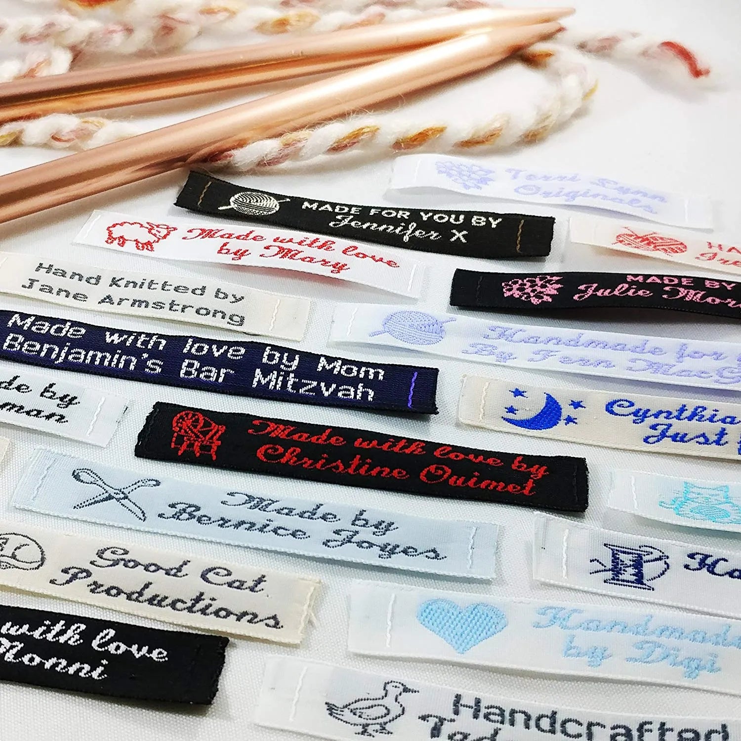 Narrow Woven Labels