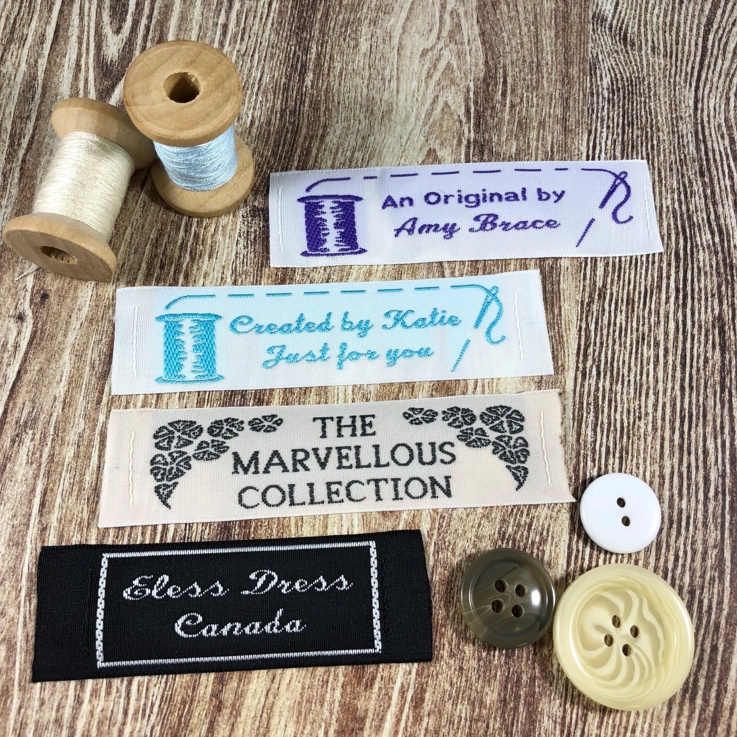 Wide Woven Labels