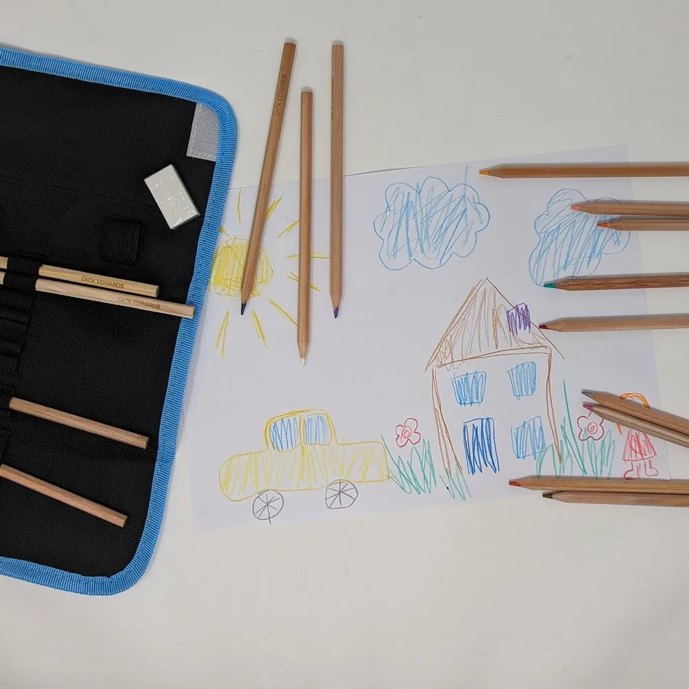 Personalised Colouring Pencils & Case