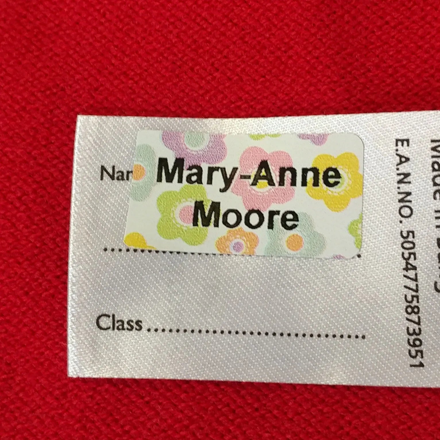 Personalised Stick On Clothes Labels, Name Labels, No-iron No-sew, Waterproof And Dishwasher Safe Lots Of Designs To Choose From