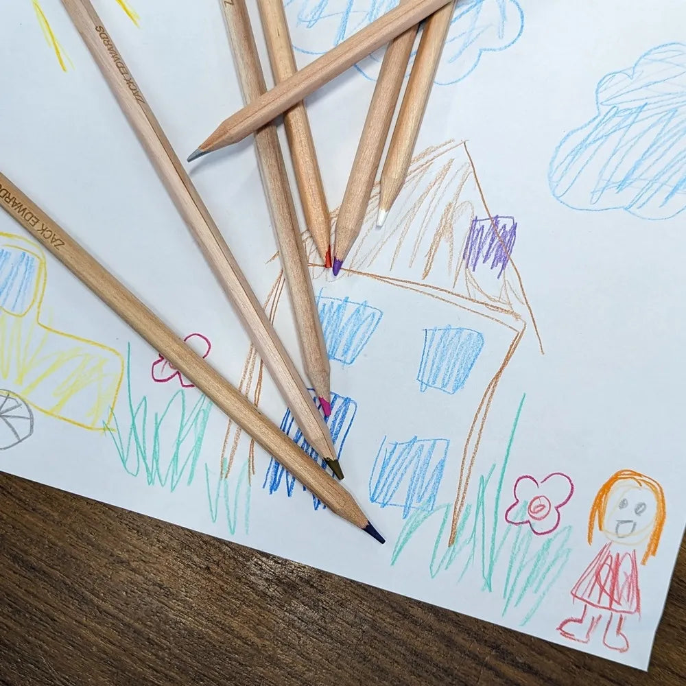 Personalised Wooden Colouring Pencils
