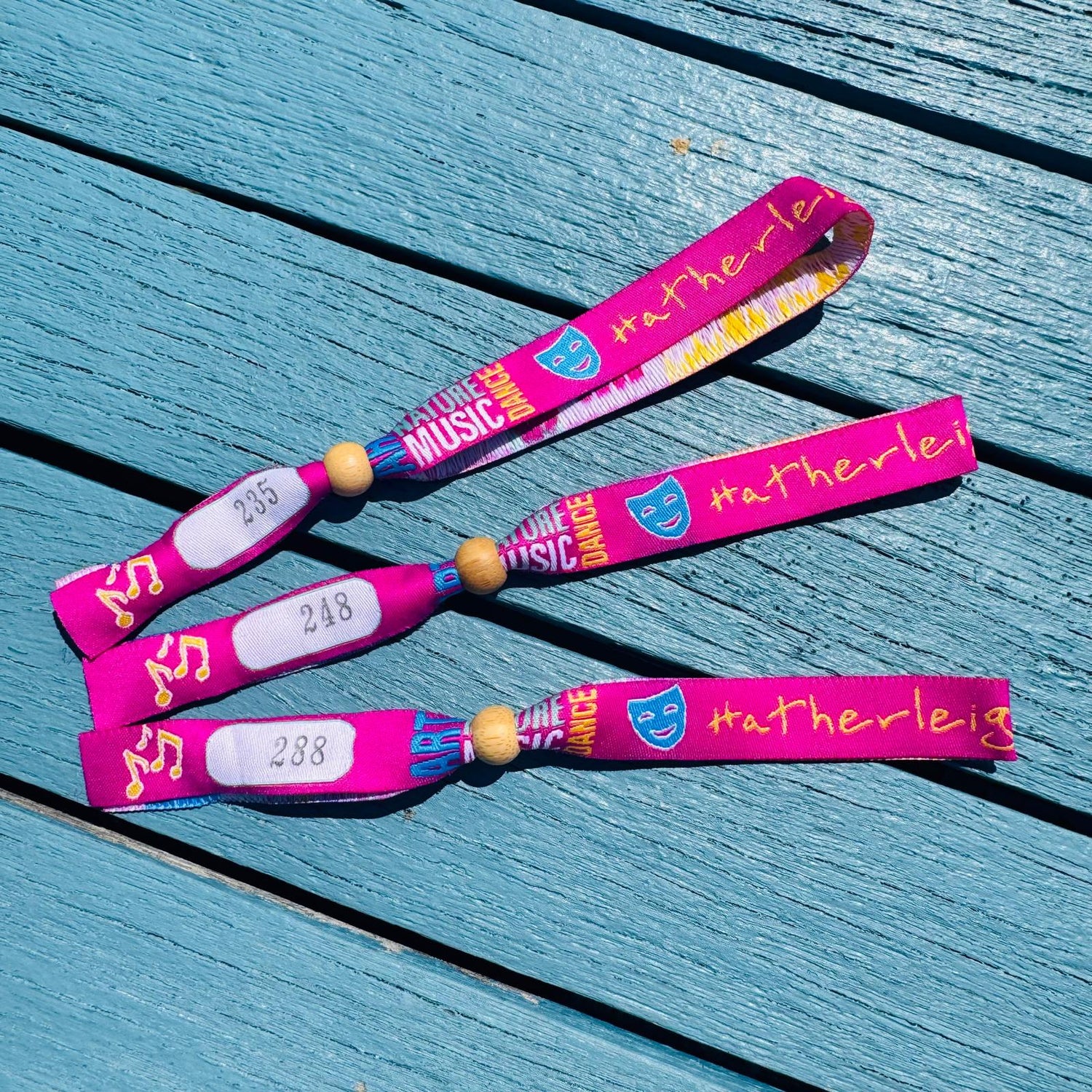 Custom Woven Festival Wristbands