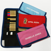 Personalised Colouring Pencils & Case