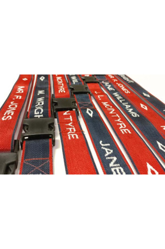 Personalised Luggage Strap - Woven Labels UK