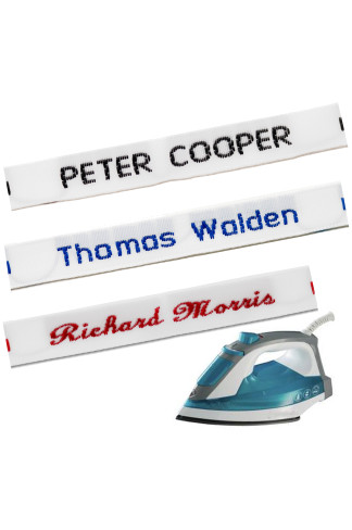 Woven Iron-on Name Tapes - Woven Labels UK