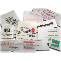 Custom Printed Satin Labels